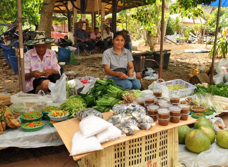 marché du Wat Tham SIng