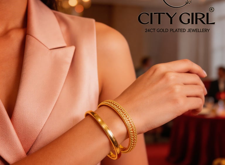 citygoldjewellerybangles.in - 18Carat Gold plated Daily wear bangles