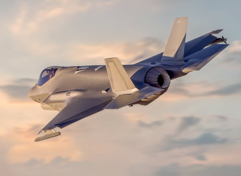 F35 lightning air superiority fighter