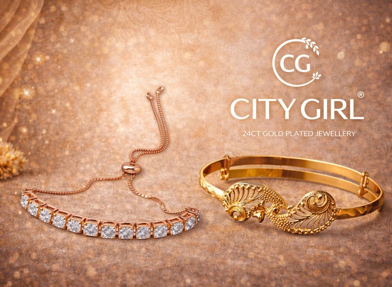 citybangles.in - Citygirl jwellery 18Carat Gold plated Bangles and bracelets for women.