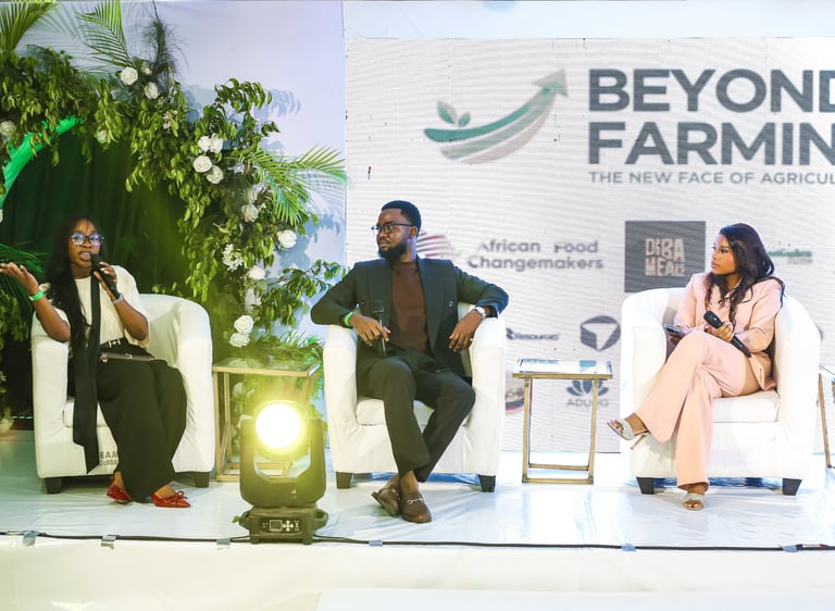 Michelle Aduro, Kolapo Adeniji and Chy Nwakanma
