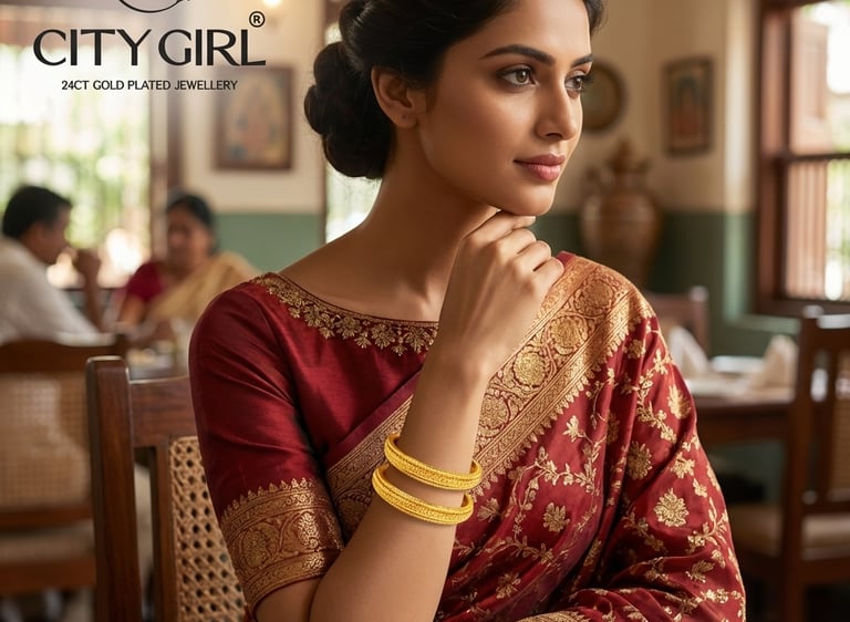 City Girl Jewellery -citygirlbangles-18 Carat Gold Plated-Bridal Wear-Party Wear-Daily Wear