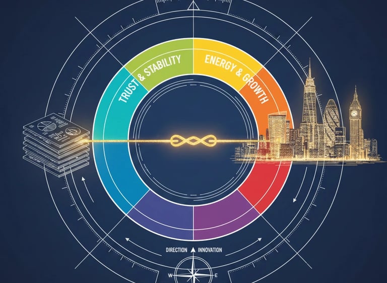 Strategic color theory and visual branding guide for venture capital pitch decks.