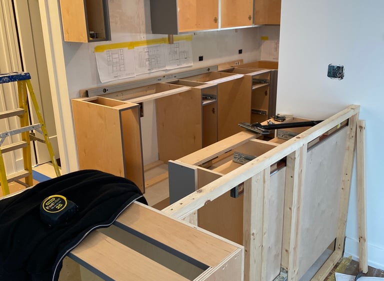 WESHORN kitchen cabinet installers and finish carpentry specialists 