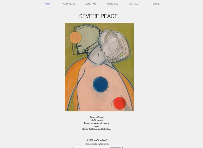 Website design example 