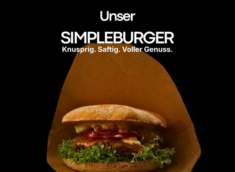 Social Media Content für ein Burger Restaurant