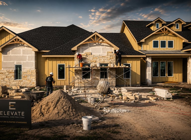 Elevate construction crew on site