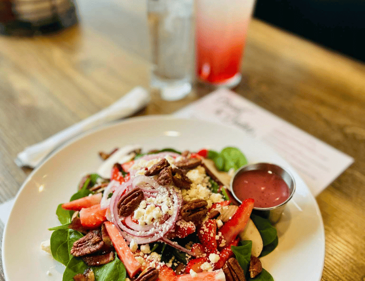 spinach strawberry bacon poppy seed dressing