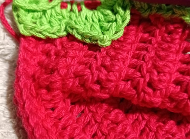 Top de bikini fresa tejido a crochet