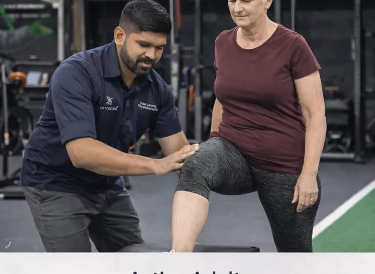 Physiotherapy for active adults and seniors in Neath, South Wales.