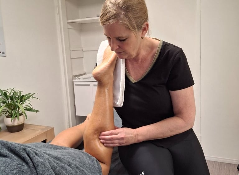 Sportmassage om mobiel en flexibel te blijven