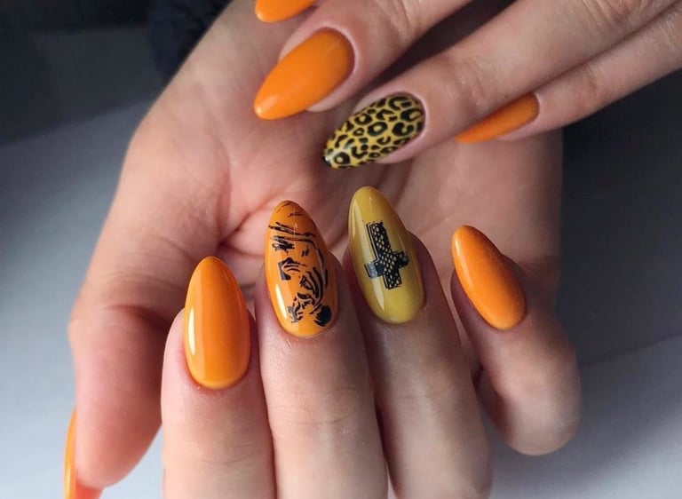 Klientės nagai paruošti gimtadieniui