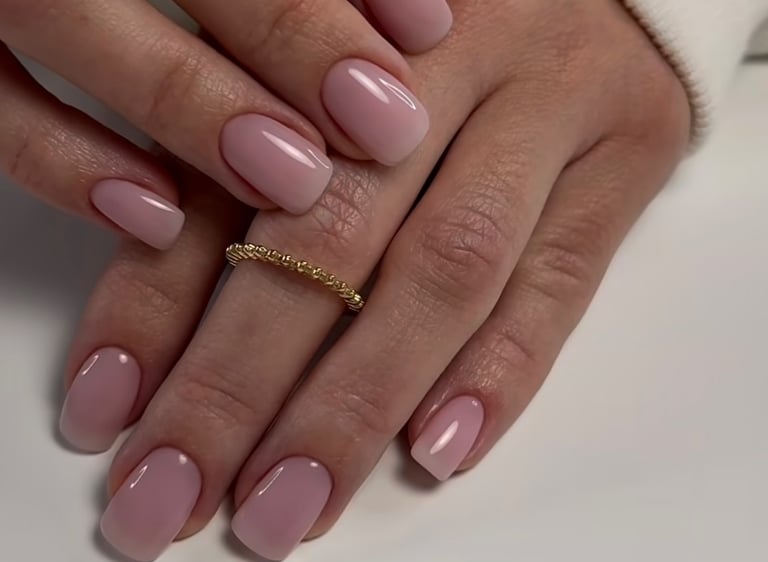 Klientės ombre nagai paruošti vestuvėms