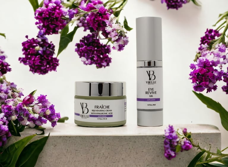 vbelleskincare fraiche rejuvenating cream and eye revive gel