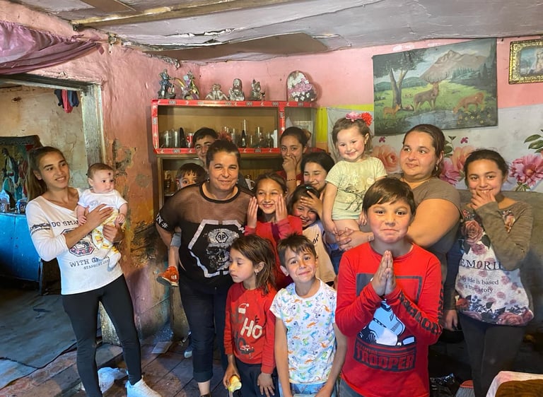 Husbesøk i Garcini.