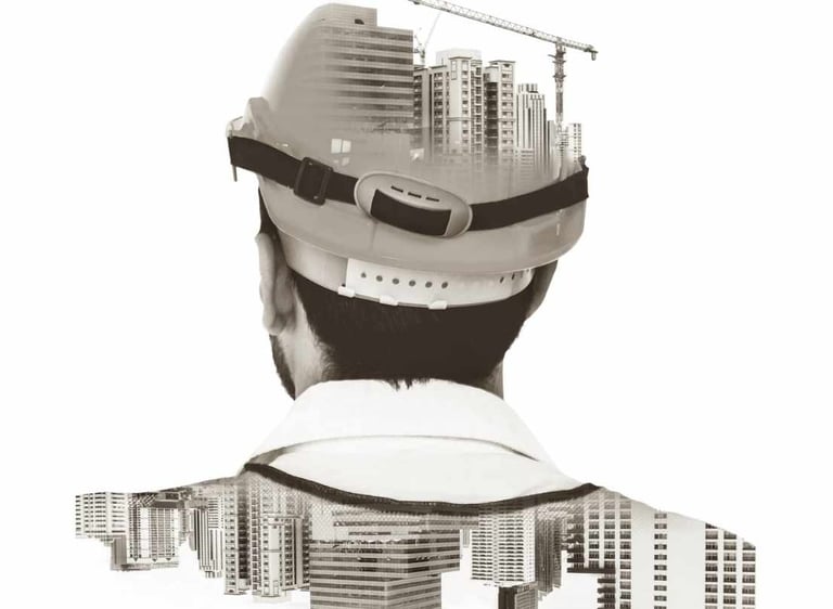 a man in a helmet and a helmet on