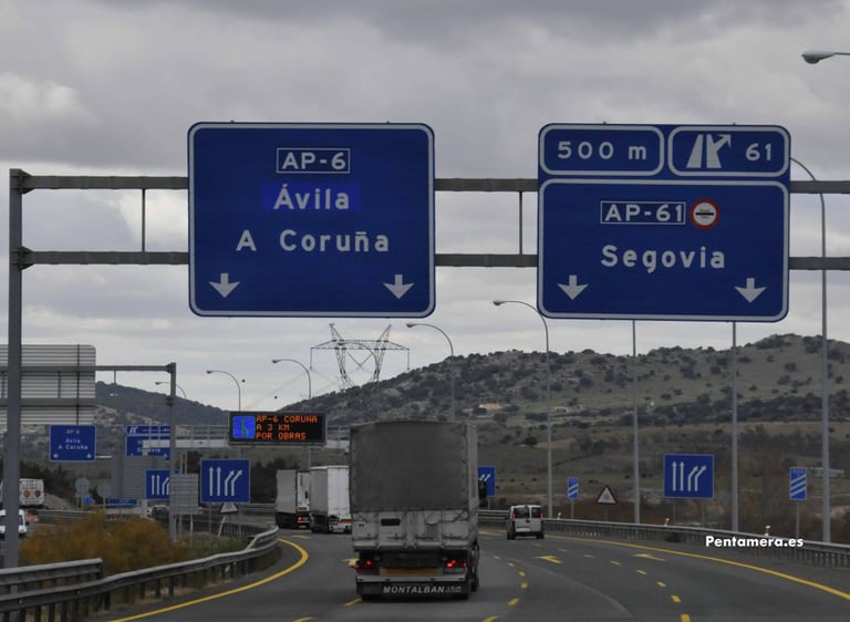 Peaje Ávila Madrid