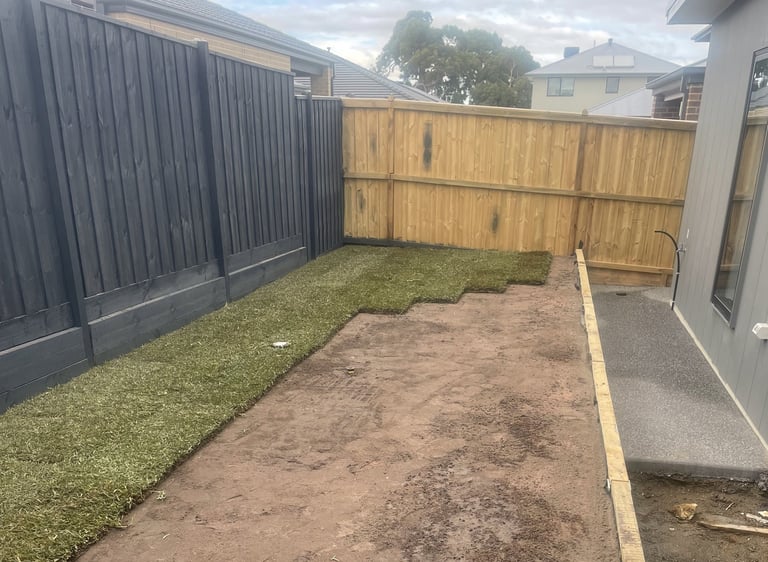 Turf done by Dylan Ludbrook Carprntry in Geelong