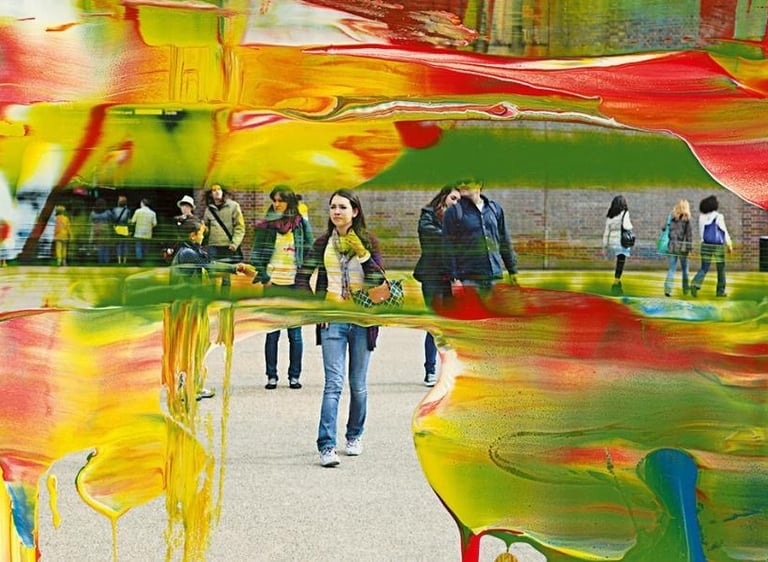 Gerhard Richter: Entre a Fotografia e a Pintura Abstracta