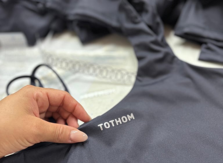 a bikini top with a triangle shaped braille and a brown bra