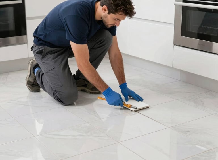 man in white dress shirt and black pants sitting on yellow and black steel cart