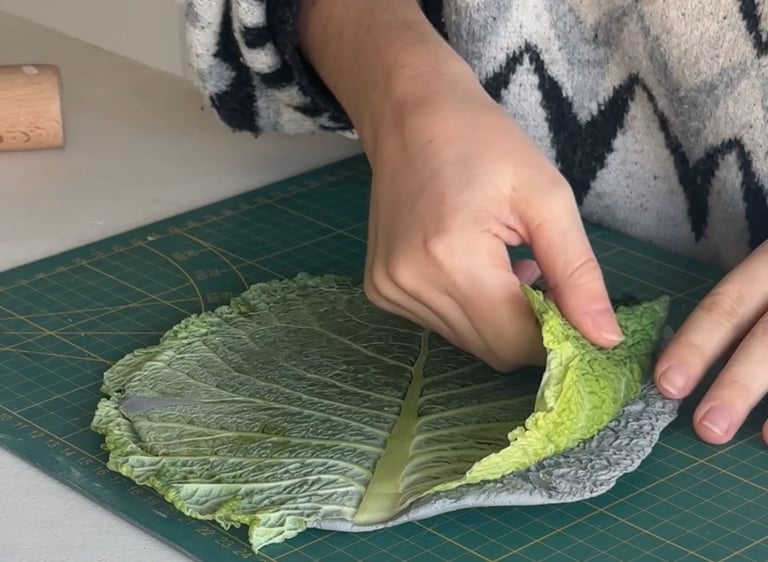 coupelle chou argile autodurcissante diy