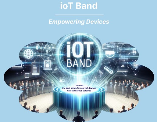 iot.band is a domain name that intuitively combines "IoT" (Internet of Things) with "band", suggesti