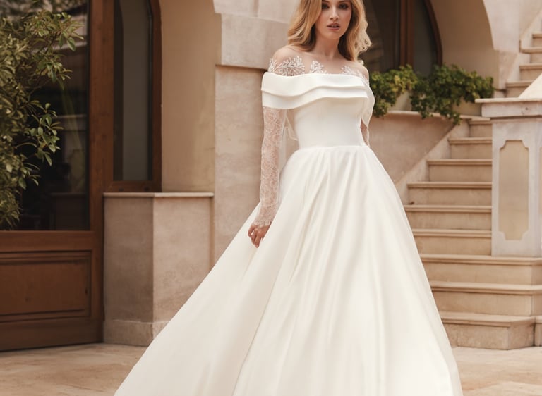 Rochie mireasa Linie A