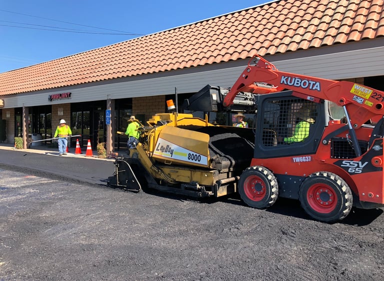 Repairing asphalt road