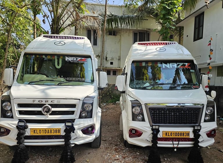 Tempo Traveller Rental in Trivandrum – Travel Together in Comfort-Nazz Holidays