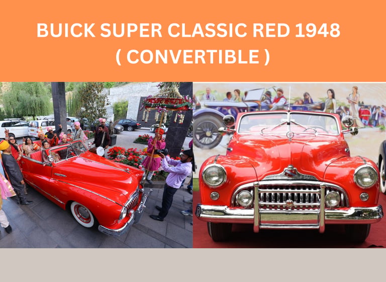 Buick Super Classic Red 1948 (Convertible)