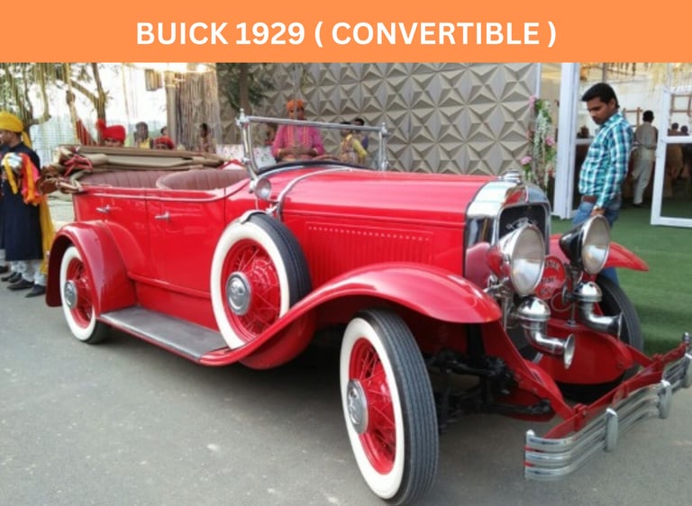 Buick Red 1929 (Convertible)
