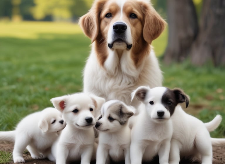 four stainless steel case and four brown-and-white glass bottle