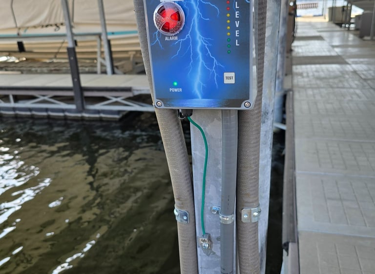 Marine Dock Warning Systems or Stray Current Detectors
