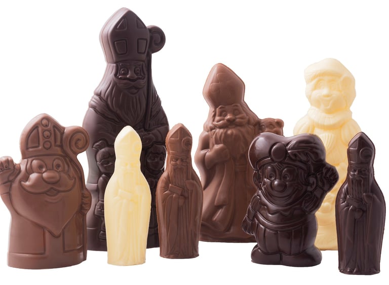 Chocolade figuurtjes Sinterklaas