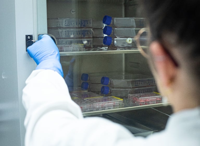 Cells and tissues being used to create better drugs and cosmetics. CTIBIOTECH. Biobank.