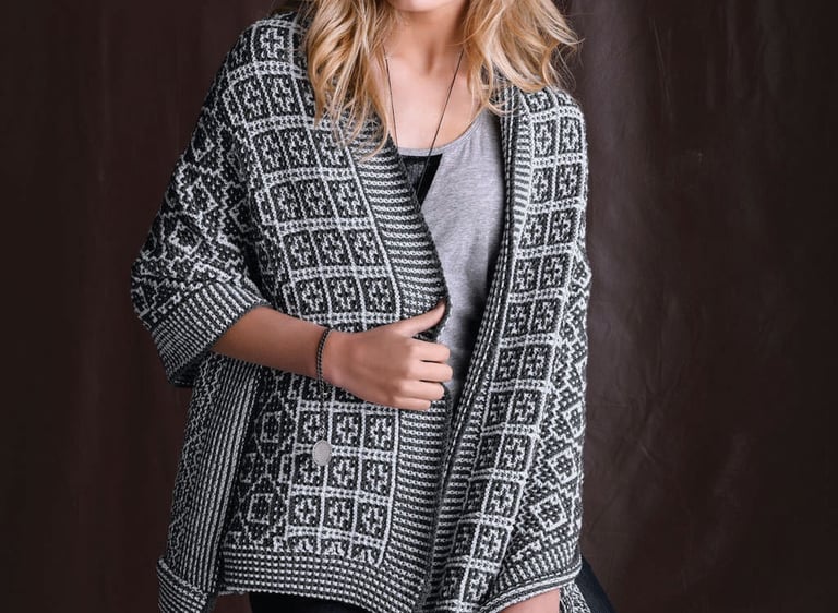 Mosaic Wrap - Australian Superfine Merino (ACS)