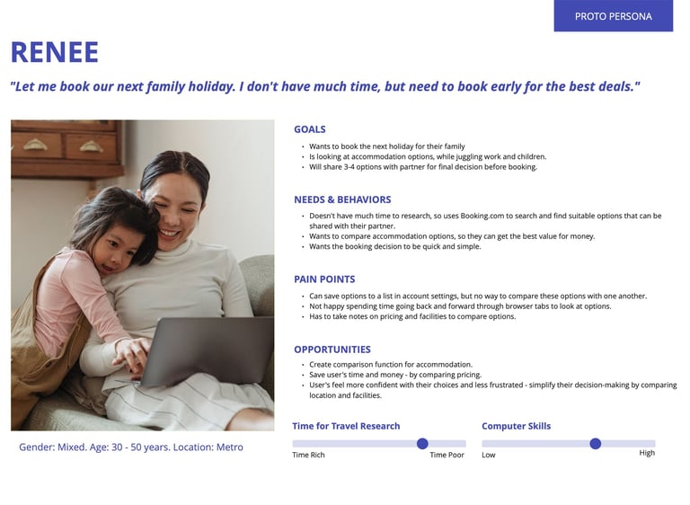 UX Project proto persona