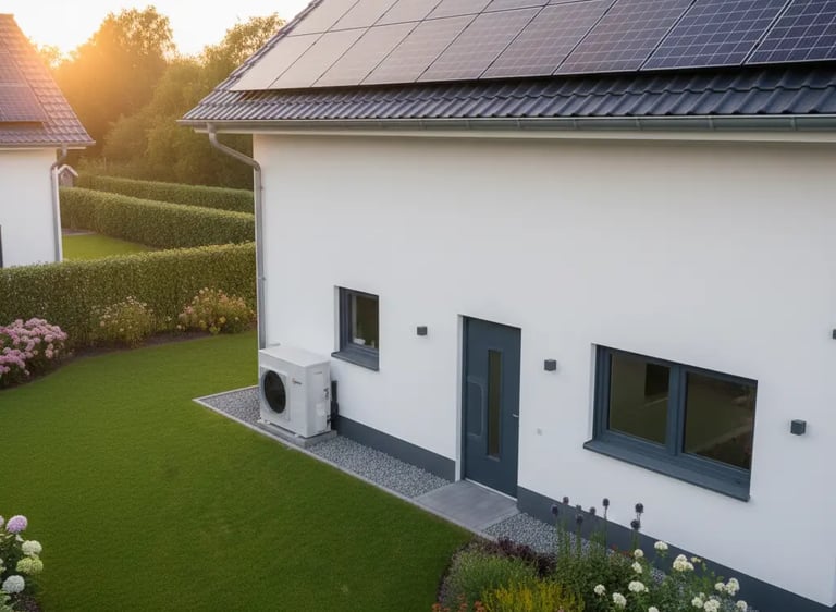 Einbau Wrmepumpe und PV Anlage in Fuerth