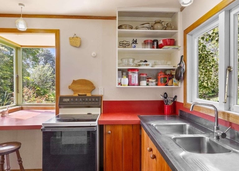 Kaiwaka Mangawhai Road home renovation - kitchen before - CHR Builders