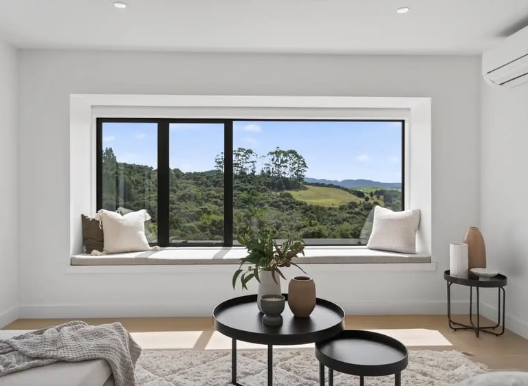 Kaiwaka Mangawhai Road home renovation - window seat - CHR Builders