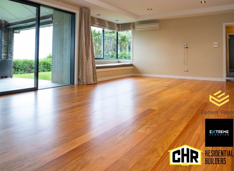 New flooring living room - CHR Builders