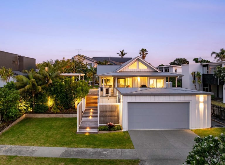 Purpose built garage and hard landscaping - Omaha