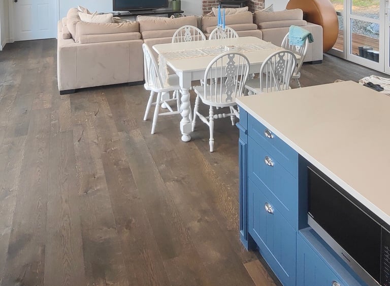 Spioenkop Mangawhai New Build - open plan living - CHR Builders