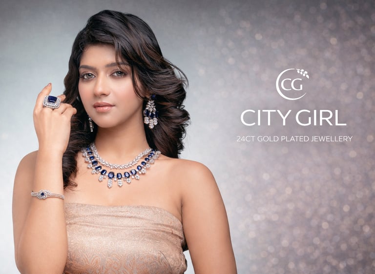 City Girl Jewellery - 24carat gold plated jewellery - City Gold Imitation Jewellery - Daily Wear