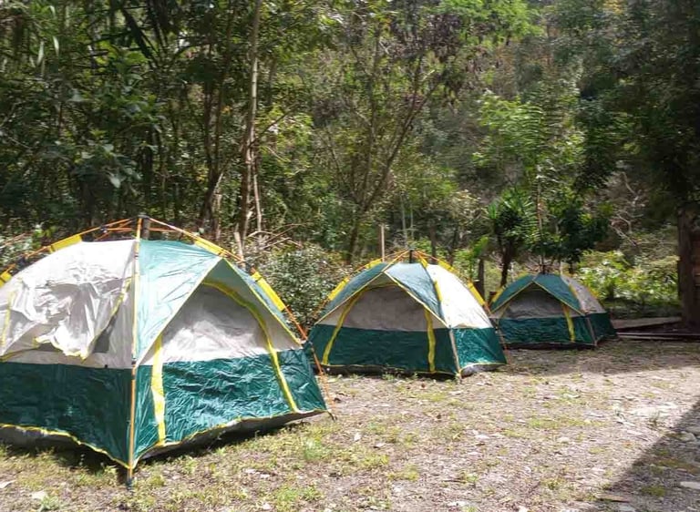 Camping en Cajamarca Tolima Finca Agroturistica el Castillo