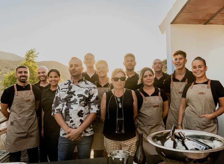 Equipo de La Santa en Málaga. Cercanía, experiencia y compromiso en cada evento.
