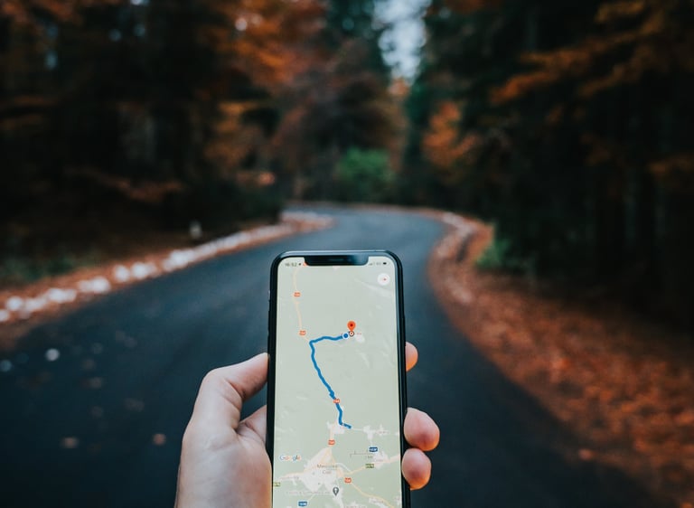 Mobile map application