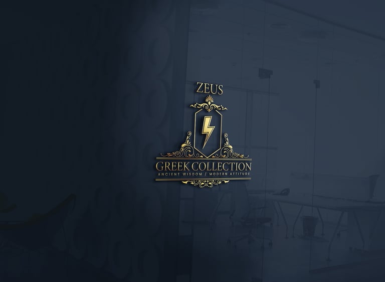 a logo for the greek college of athens