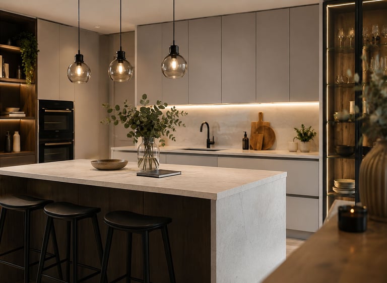 Modern bespoke kitchen designed and installed by Formivio